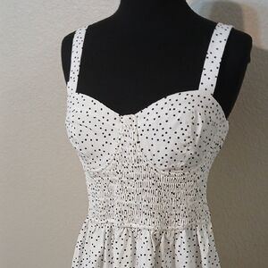 Vici Country Gal Polka Dot Dress
